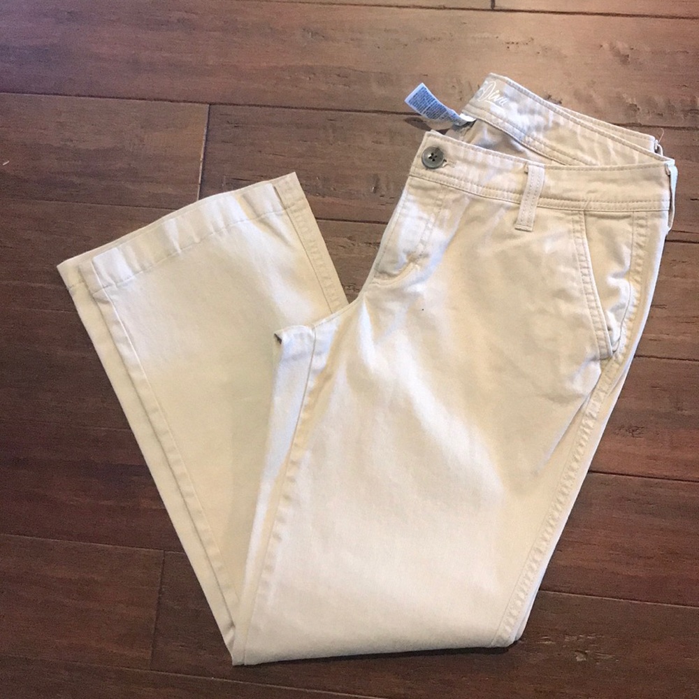 Old Navy Size 6 Khaki Boot cut pants